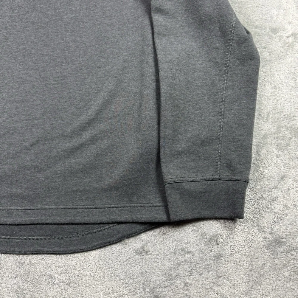 The North Face  1/4 Zip‎ Pullover Men's XL Grey Fleece Mock Neck Jacket Outdoors